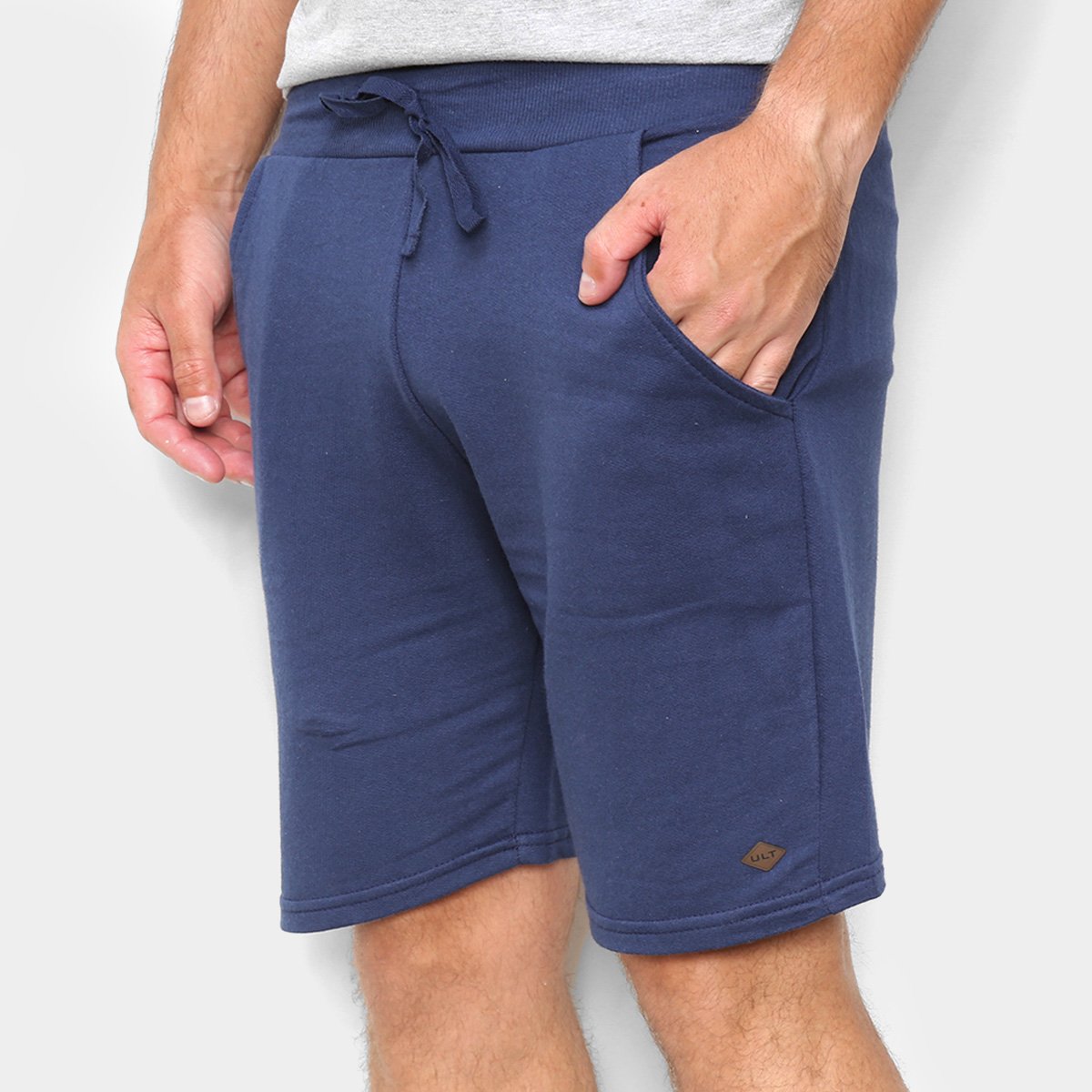 Bermuda Ultimato Moletinho Básica Masculina - Marinho Menor preço em Bermuda Ultimato Moletinho Básica Masculina - Marinho