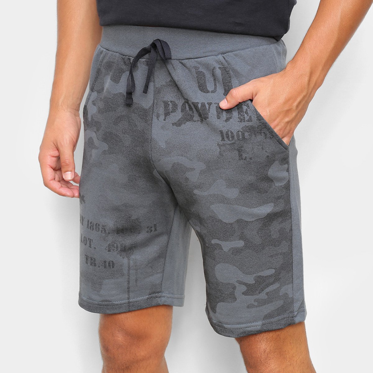 Bermuda Ultimato Moletinho Camuflada Masculina - Chumbo é ruim? Bermuda Ultimato Moletinho Camuflada Masculina - Chumbo é boa?