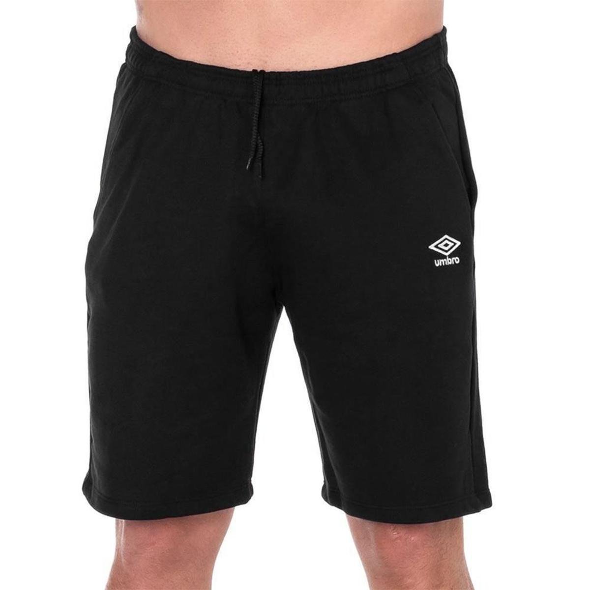 Bermuda Umbro Twr Fit Masculina - Preto Menor preço em Bermuda Umbro Twr Fit Masculina - Preto