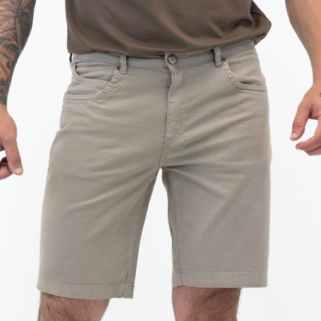 Bermuda Young Style Casual em Sarja Masculina