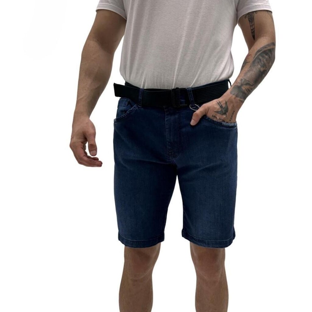 Bermuda Young Style Jeans Masculina