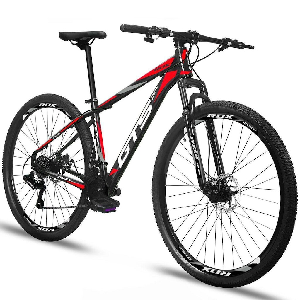 Bicicleta Aro 29 GTS FEEL RDX Câmbio Shimano Freio a Disco 21 Marchas