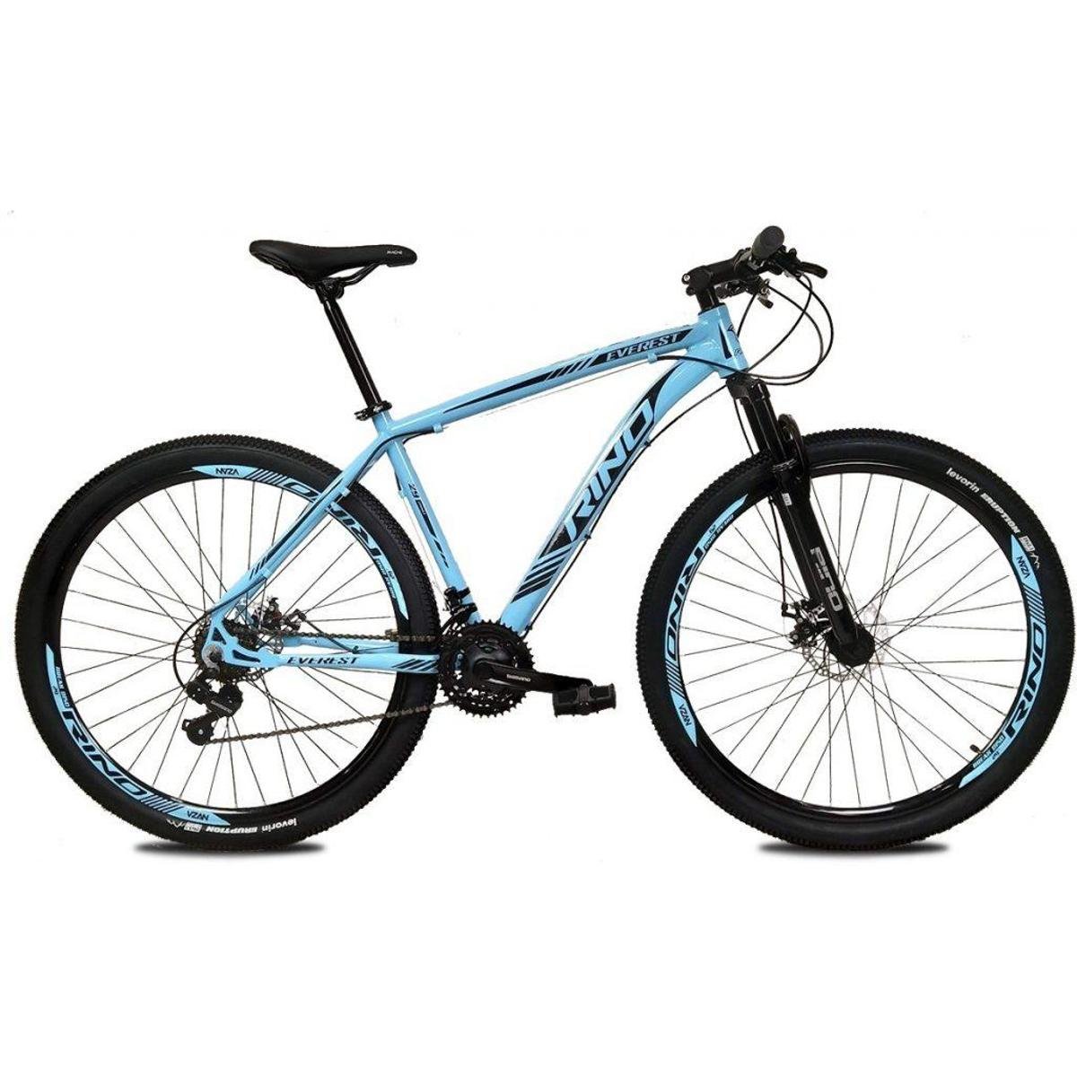 Bicicleta Rino Everest 29 Freio a Disco - Cambios Shimano 2.0 - 21v é ruim? Bicicleta Rino Everest 29 Freio a Disco - Cambios Shimano 2.0 - 21v é boa?