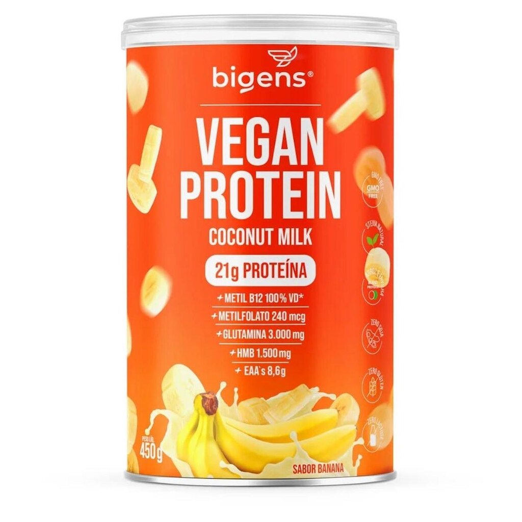 BIGENS VEGAN PROTEIN 450G BANANA