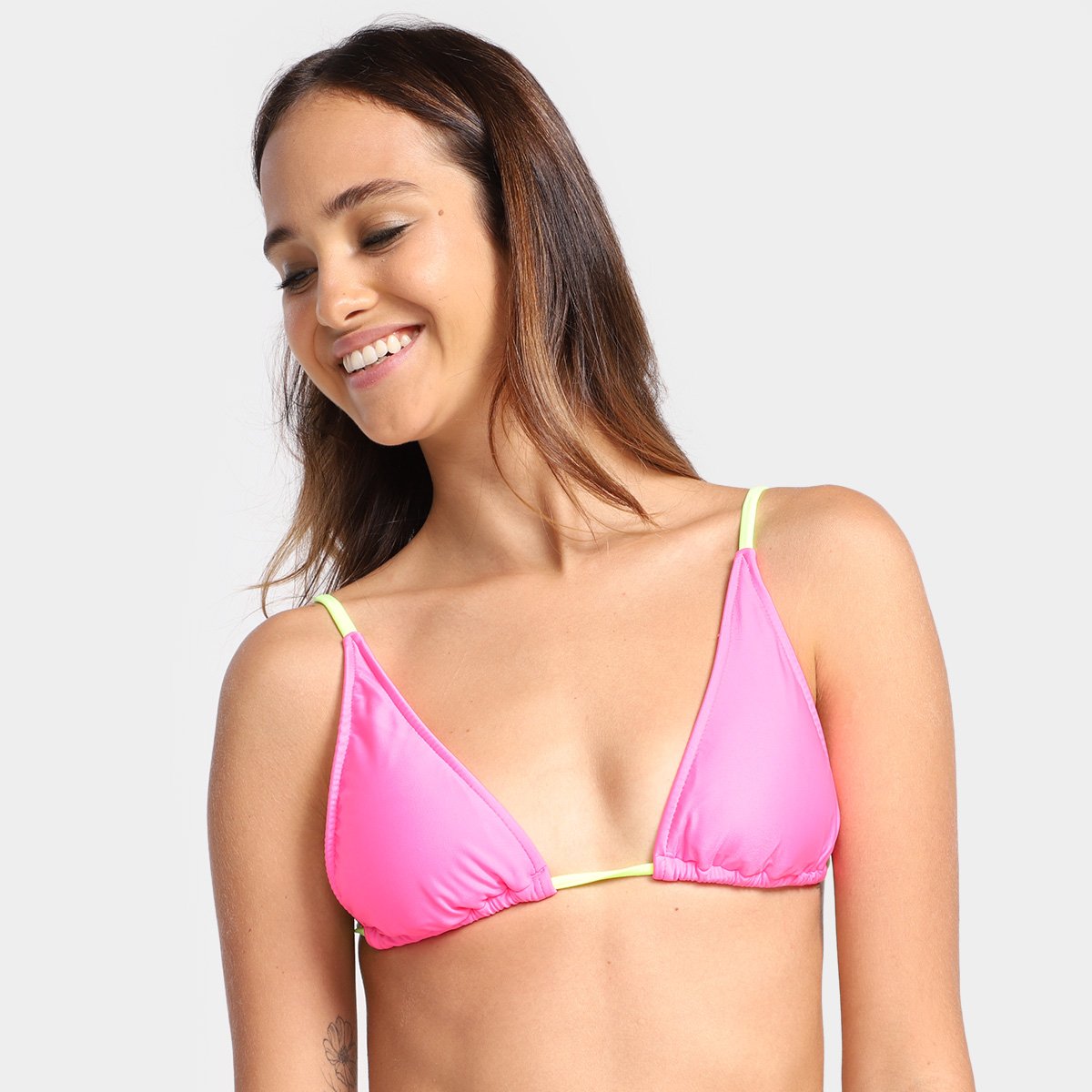 Biquíni Água Doce Amarração Feminino - Pink Menor preço em Biquíni Água Doce Amarração Feminino - Pink
