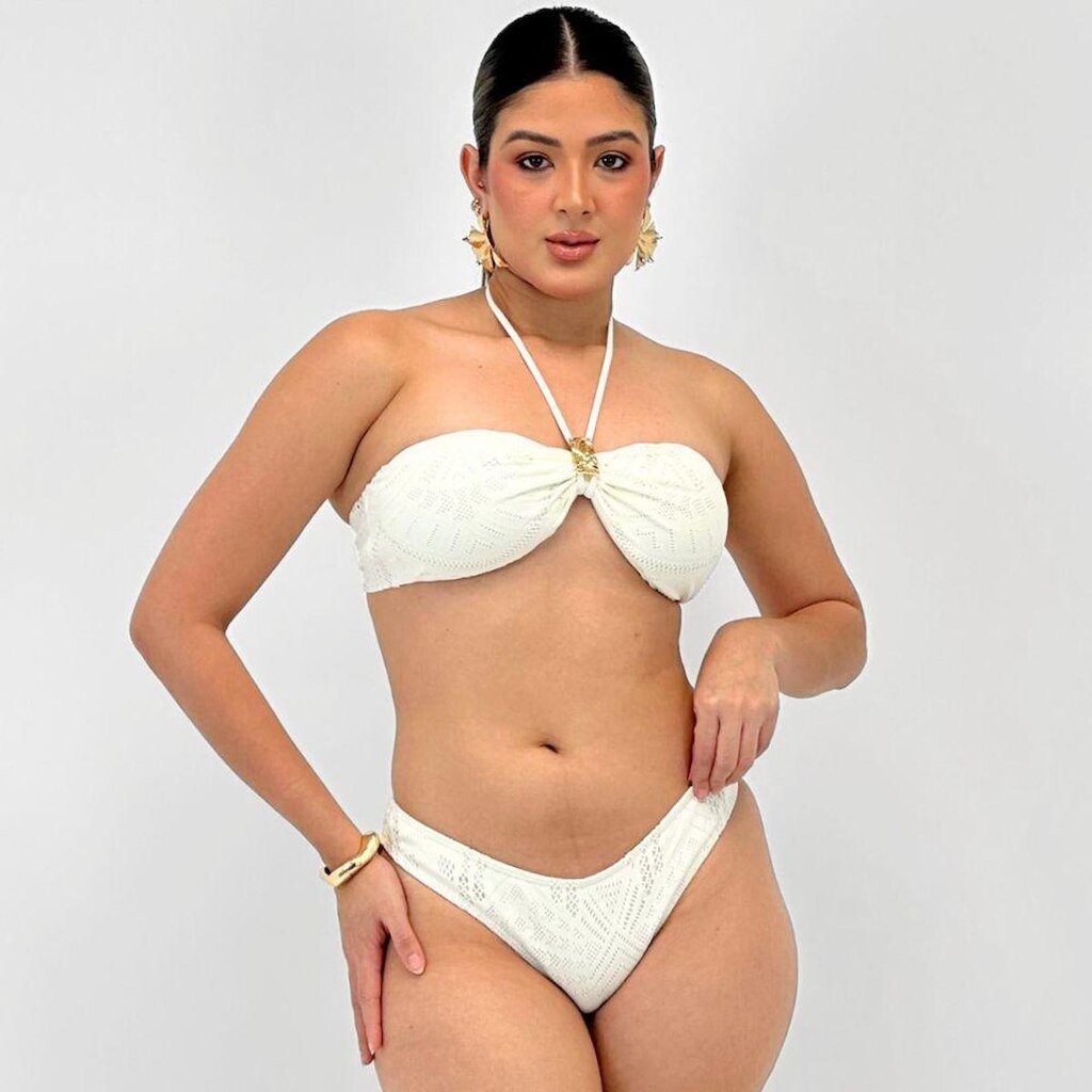 Biquíni Bana Bana Alça com Bojo Tanga Feminino