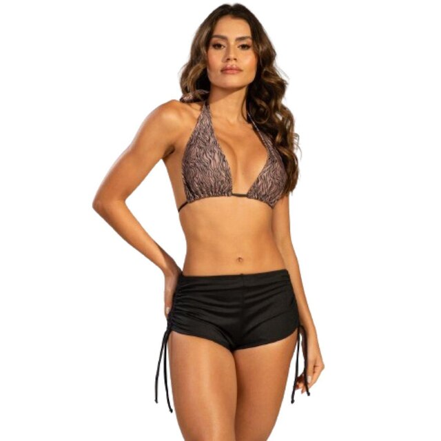 Biquíni Bionda Calsinha Lisa Vekyo Roupa Para Saida de Praia Verão Moda Praia