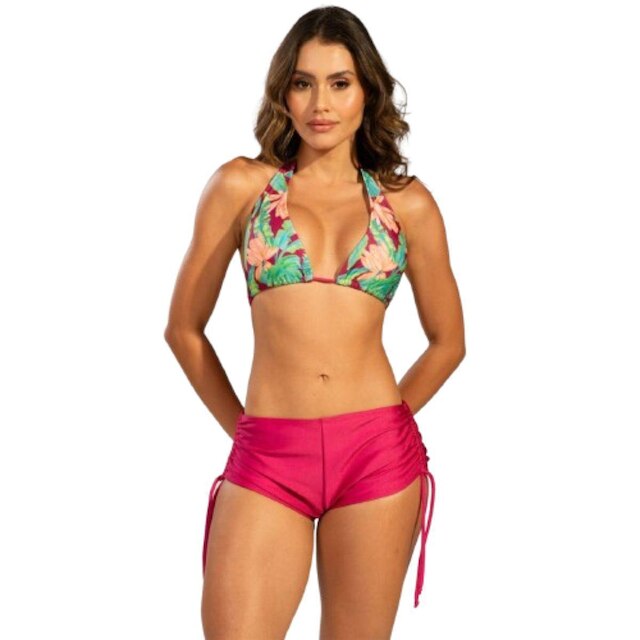 Biquíni Bionda Calsinha Lisa Vekyo Roupa Para Saida de Praia Verão Moda Praia