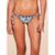 Biquini Calcinha Tanga Água Doce Amarradinha Ruffle Estampada Aquamarine - Marinho