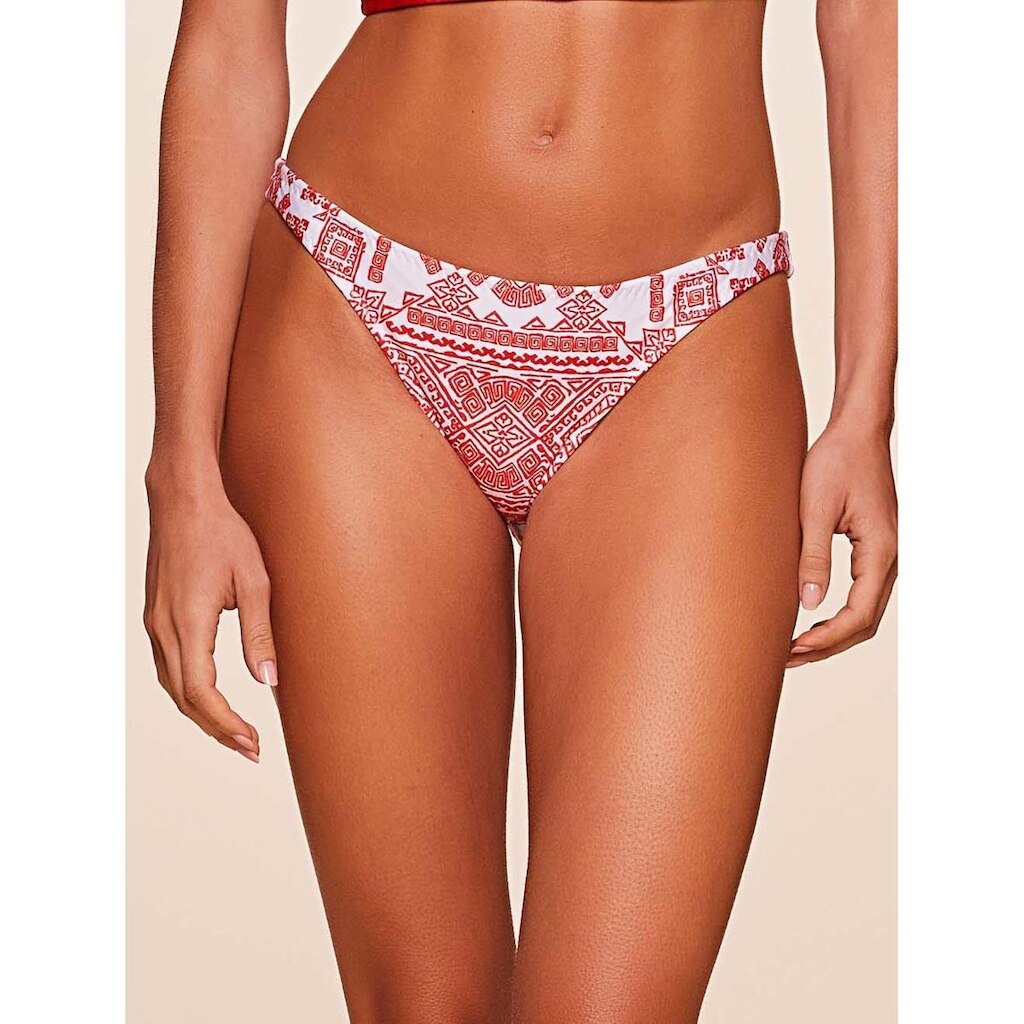 Biquini Calcinha Tanga Água Doce Lateral Media Estampada Brise