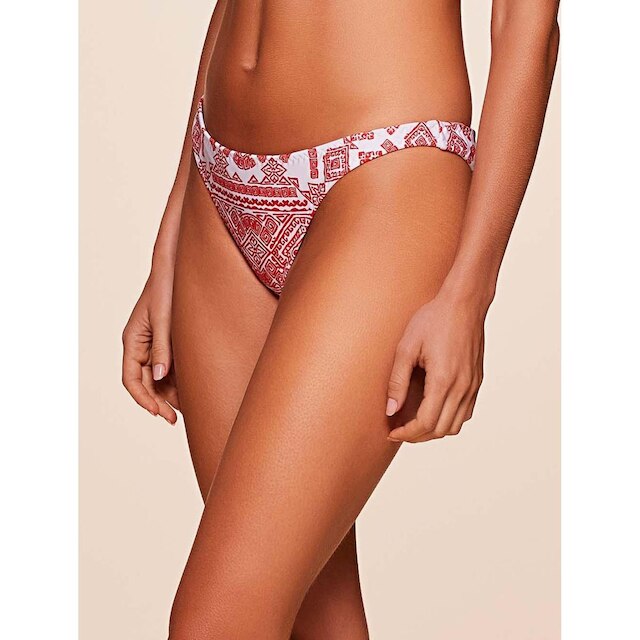 Biquini Calcinha Tanga Água Doce Lateral Media Estampada Brise