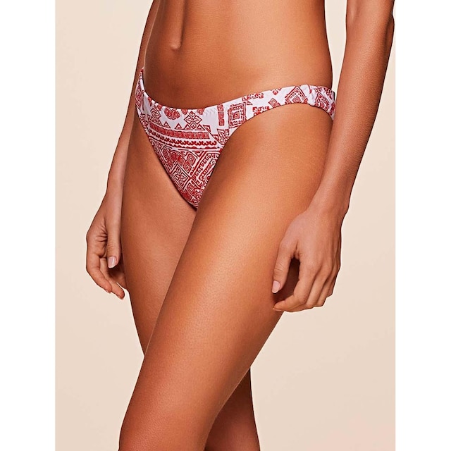 Biquini Calcinha Tanga Água Doce Lateral Media Estampada Brise