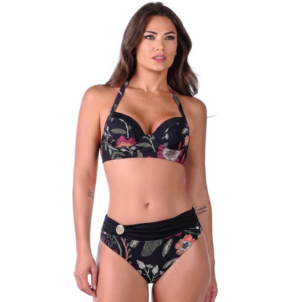 Biquíni Com Bojo Meia Taça e Cintura Baixa Summer Soul