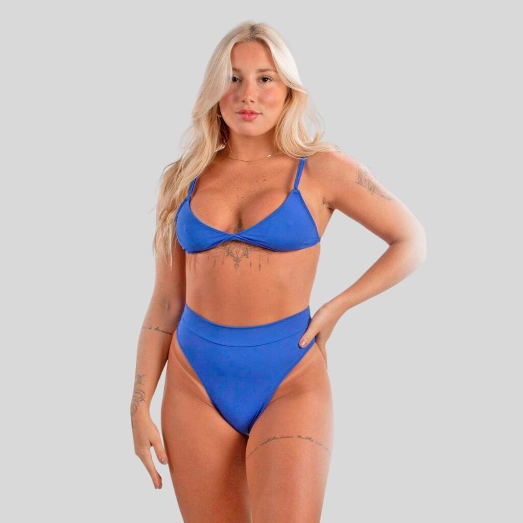 Biquini Hot Pant Cintura Alta Alcinha Blogueira Verao Poliamida