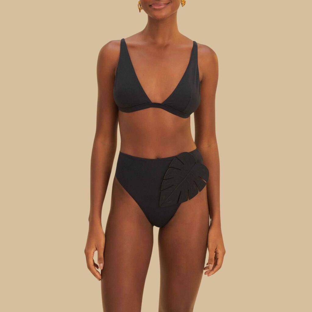 Biquini Hotpants Folha 3D Farm