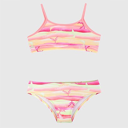 Biquíni Infantil Kely & Kety com Proteção UV 50+ Arraia - Feminino