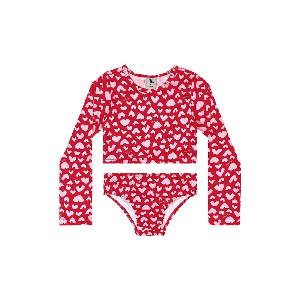 Biquíni Manga Longa Infantil UV DRY Quimby