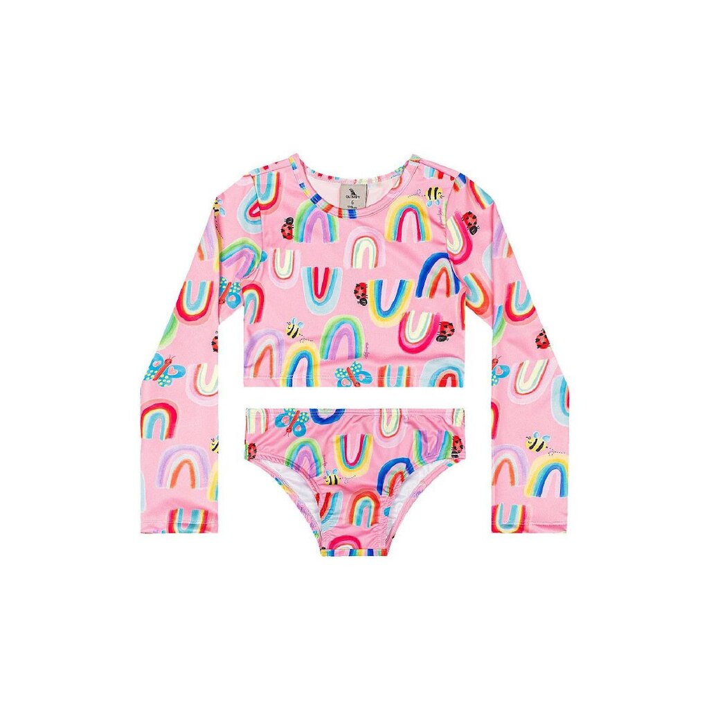 Biquíni Manga Longa Infantil UV DRY Quimby