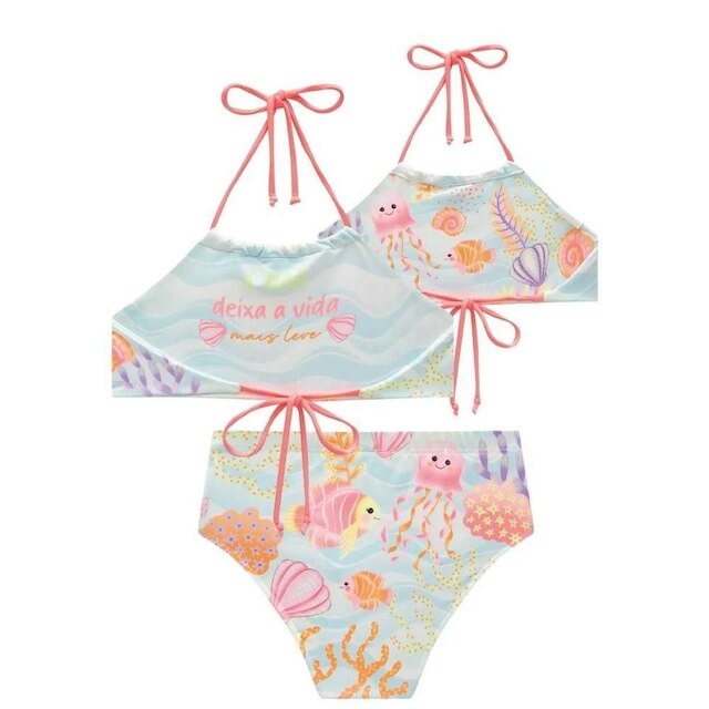 BIQUÍNI REVERSÍVEL DRY COM PROTEÇÃO UV 50+ ESTAMPADO FLORA INFANTI