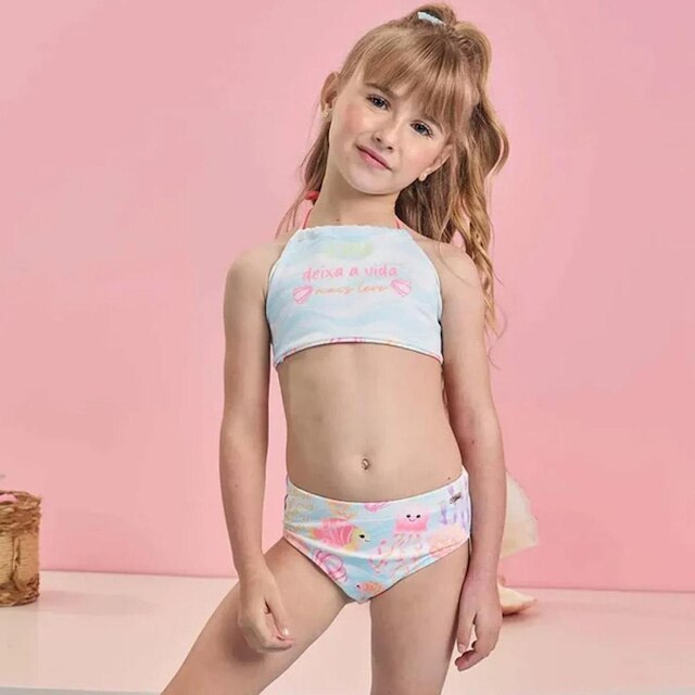 BIQUÍNI REVERSÍVEL DRY COM PROTEÇÃO UV 50+ ESTAMPADO FLORA INFANTI