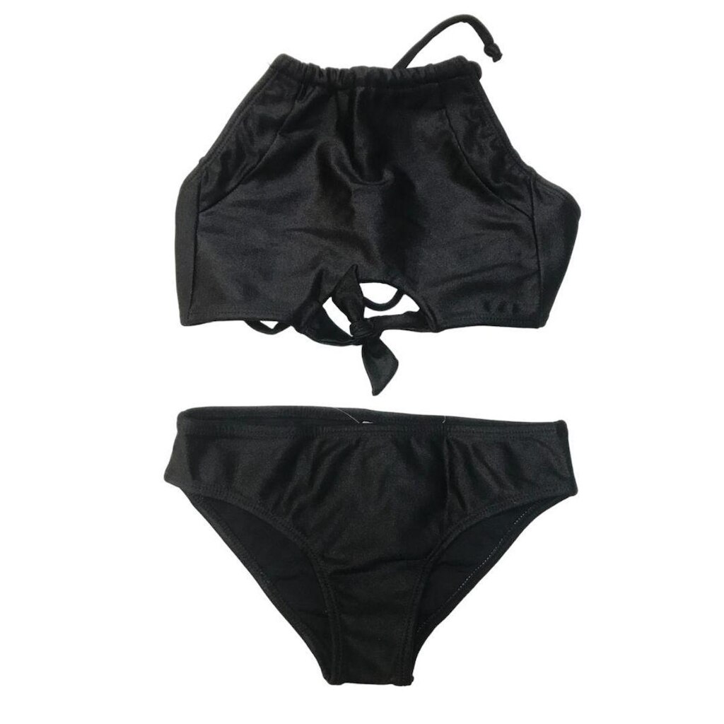 Biquíni Teen Lycra Proteção UPF50+ Tali - Preto Cirré