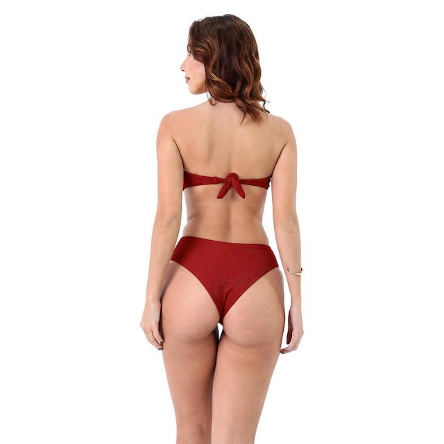 Biquíni Top Tomara que Caia Jacquard e Calinha Fio Duplo