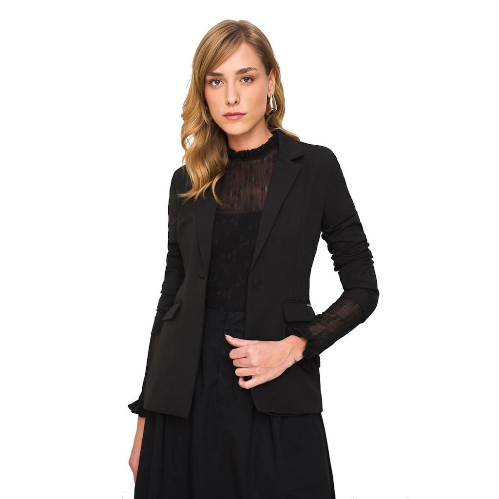 Blazer Alafaiataria Lado Avesso Preto L130101