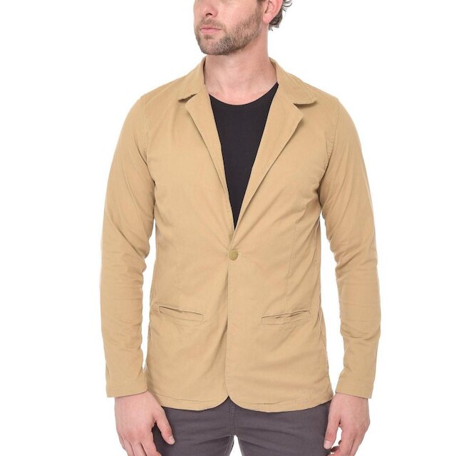 Blazer Básico Esporte fino Masculino Casual