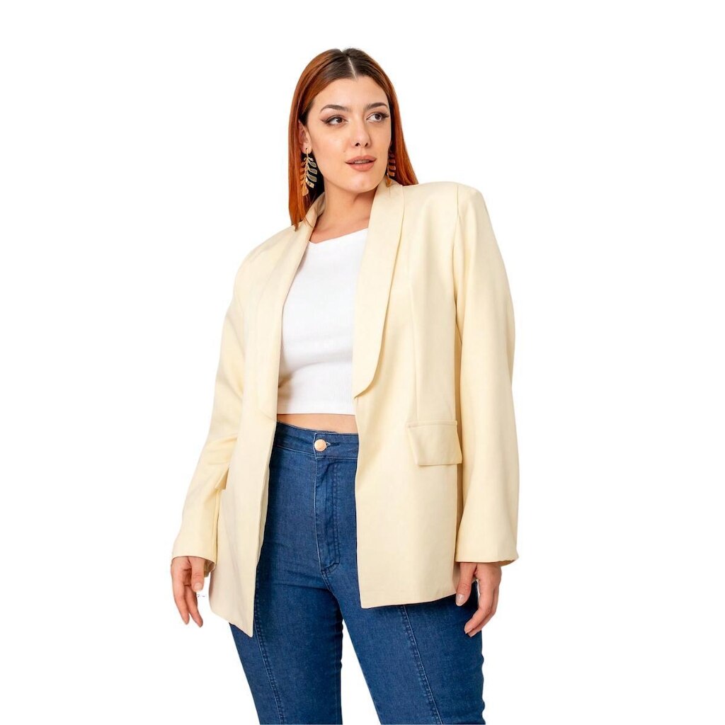 Blazer Com Forro Premium De Alfaitaria Plus Size Premium