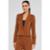 Blazer Curto PKS Alfaiataria Ponto Roma Terracota - Terracota