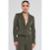 Blazer Curto PKS Alfaiataria Ponto Roma Verde Militar - Verde