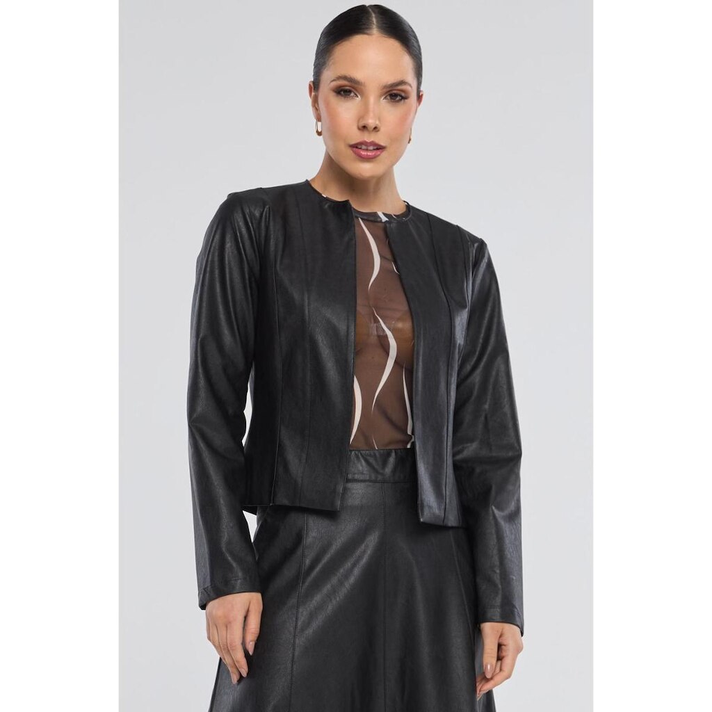 Blazer Curto PKS Preto