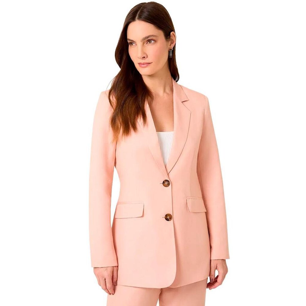 Blazer Dudalina Alongado Linho Feminino