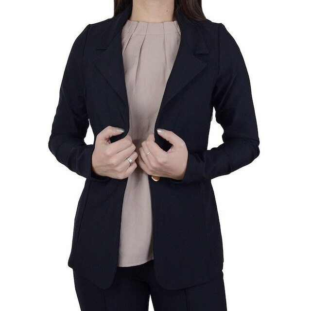 Blazer Feminino Autenticada Montaria Preto - 7125