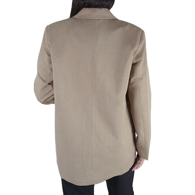 Blazer Feminino Facinelli By Mooncity Over Marrom Camel - 69