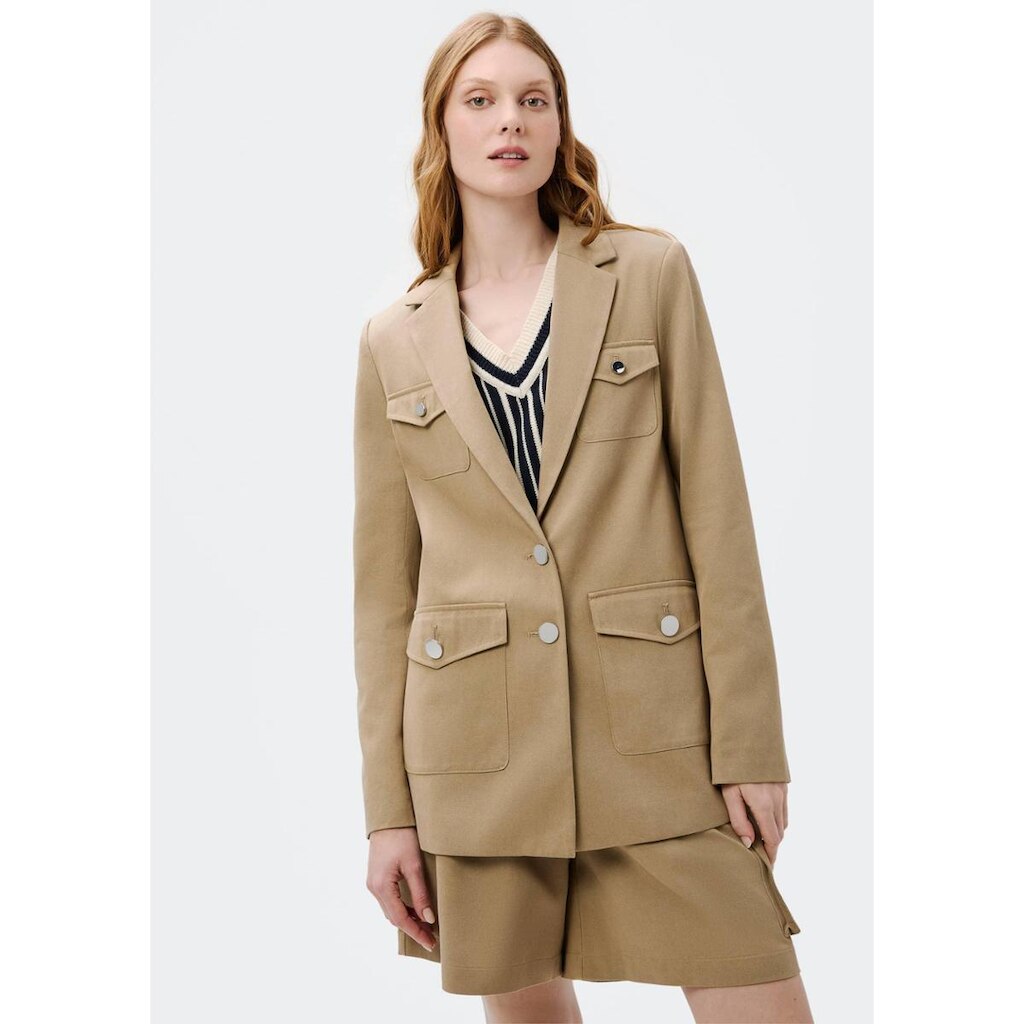 Blazer Hering Com Bolsos Feminino