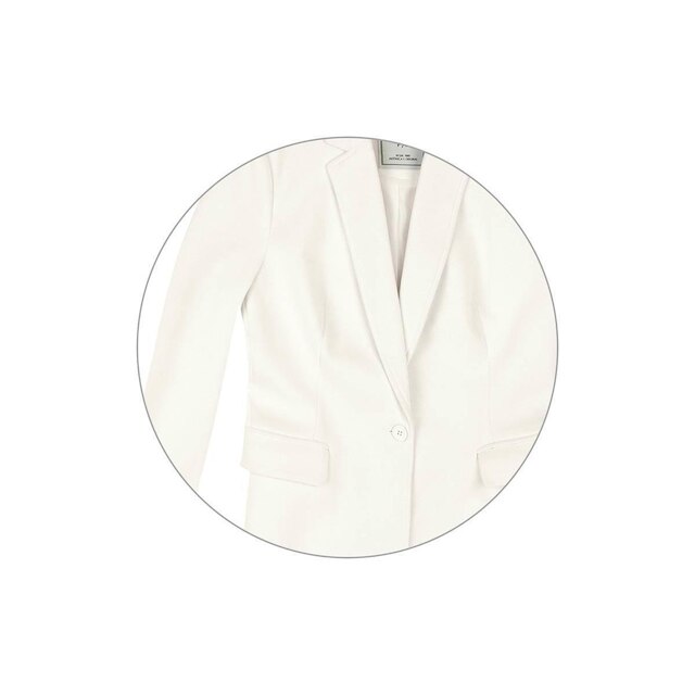 Blazer Hering Moletom em Alfaiataria Feminino