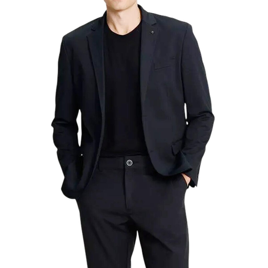 Blazer Masculino Docthos Slim Sorona Preto - 609129