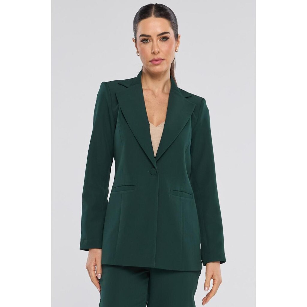 Blazer PKS Alfaiataria Intermediário Social Verde