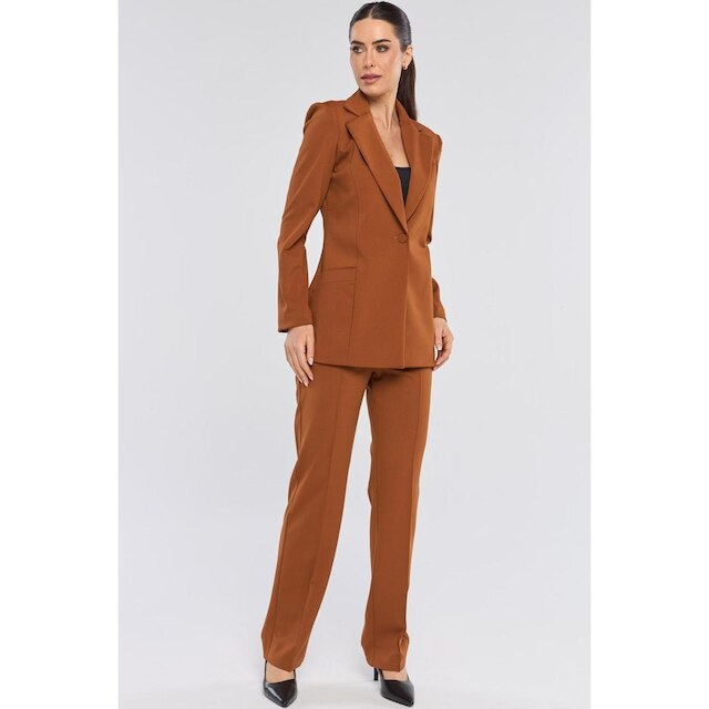 Blazer PKS Alfaiataria Ponto Roma Terracota