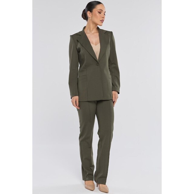 Blazer PKS Alfaiataria Ponto Roma Verde Militar
