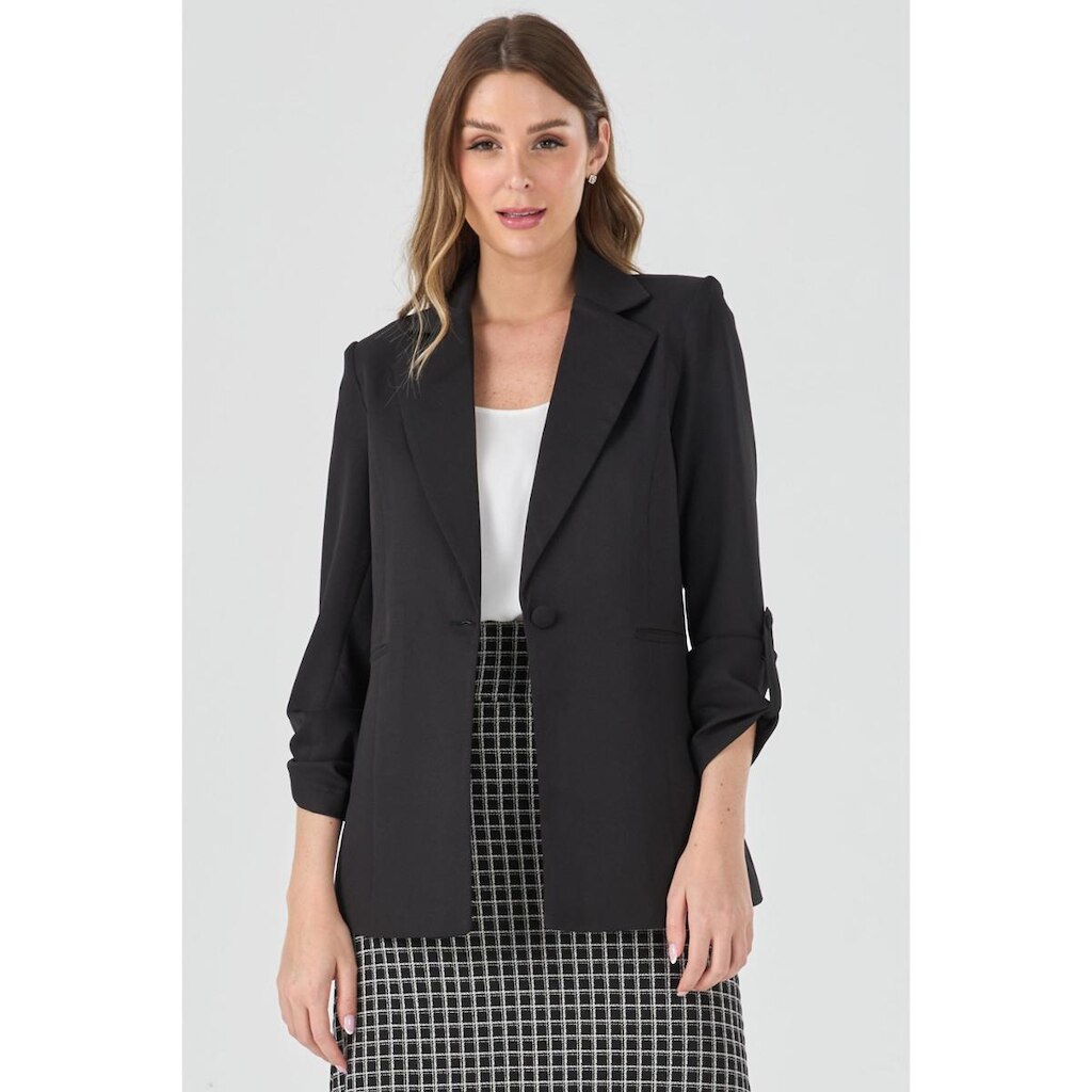 Blazer PKS Alfaiataria Social Preto-GG