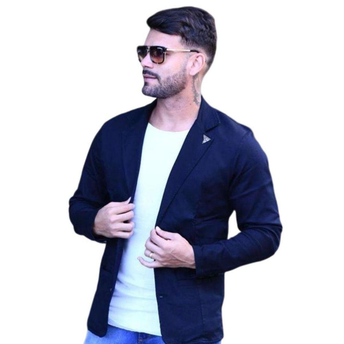 Blazer Slim Luxo Masculino Menor preço em Blazer Slim Luxo Masculino