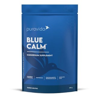 Blue Calm 175g Neutro Magnésio Inositol Triptofano Taurina Puravida