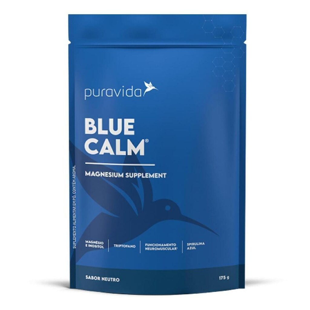 Blue Calm 175g Neutro Magnésio Inositol Triptofano Taurina Puravida