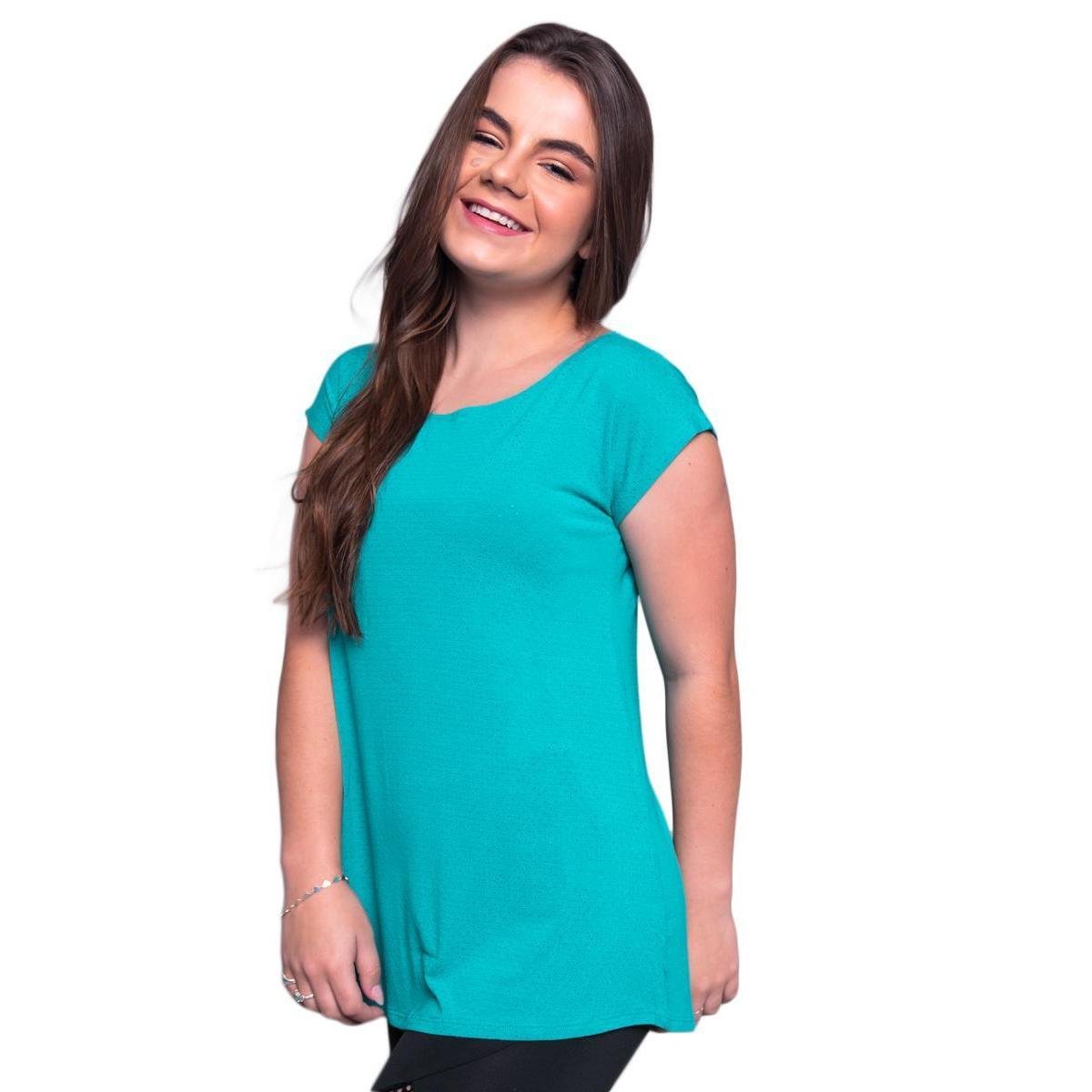 Blusa 4 Estações Sobre Legging Furadinha Tapa Bumbum Lisa Casual Feminina - Verde Menor preço em Blusa 4 Estações Sobre Legging Furadinha Tapa Bumbum Lisa Casual Feminina - Verde