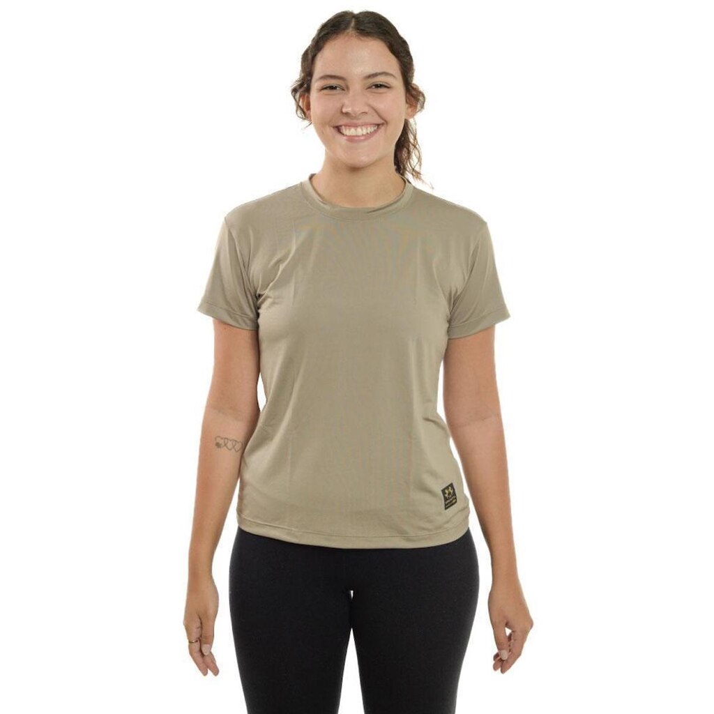 Blusa Academia Feminina Babylook Esportiva Proteção Uv 50+