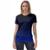 Blusa Academia Feminina Fitness Camiseta Treino Camisa Caminhada - Azul Claro