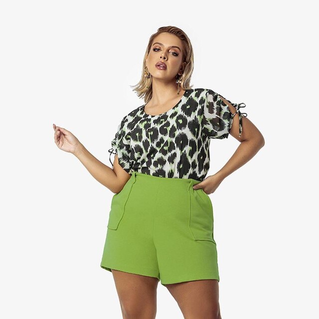 BLUSA AD FEM FRESH FLUID PRETO GG