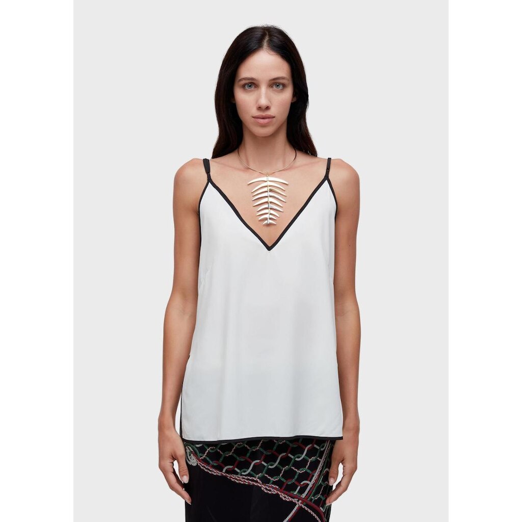 Blusa alças superlight viés OSKLEN